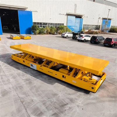 שלוש-עגלת העברת מספריים עם גלגלי הרמה סינכרוניים עם הרמה 600